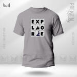 Explore Adult Graphic T-Shirt Made With Premium Cotton Unisex Round Neck Short Sleeve