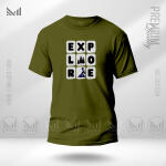 Explore Adult Graphic T-Shirt Made With Premium Cotton Unisex Round Neck Short Sleeve