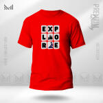 Explore Adult Graphic T-Shirt Made With Premium Cotton Unisex Round Neck Short Sleeve