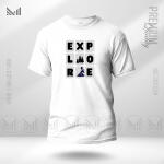Explore Adult Graphic T-Shirt Made With Premium Cotton Unisex Round Neck Short Sleeve
