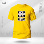 Explore Adult Graphic T-Shirt Made With Premium Cotton Unisex Round Neck Short Sleeve