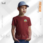 Vintage Bus Kids Classic T-Shirt Made With Premium Cotton Unisex Round Neck Short Sleeve