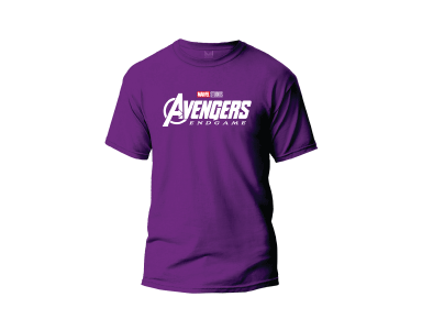 Unleash Your Inner Hero with Avengers Graphic T-Shirt: Round Neck, Short Sleeve