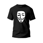 Anonymous graphic t-shirt premium cotton unisex round neck short sleeve t-shirt