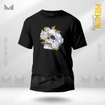 Aesthetic Skull Flower graphic T-Shirt Made With Premium Cotton Unisex Round Neck Short Sleeve