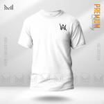 Alan Walker logo t shirt premium cotton round neck short sleeve