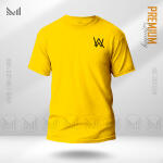 Alan Walker logo t shirt premium cotton round neck short sleeve