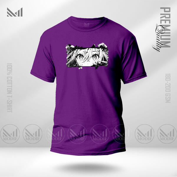 Anime Graphic T-Shirt | Bold Designs, Premium Cotton, Unisex Round Neck Short Sleeve