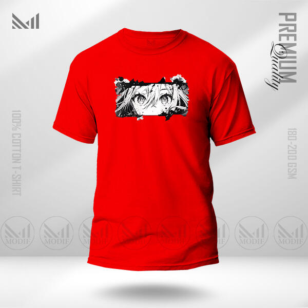 Anime Graphic T-Shirt | Bold Designs, Premium Cotton, Unisex Round Neck Short Sleeve