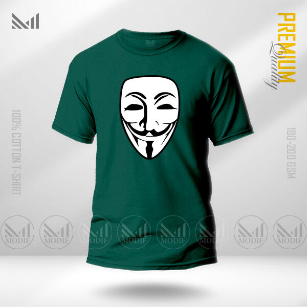 Anonymous Graphic T-Shirt Premium Cotton Unisex Round Neck Short Sleeve For Men And Women