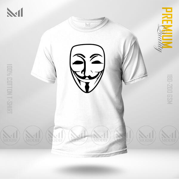 Anonymous Graphic T-Shirt Premium Cotton Unisex Round Neck Short Sleeve For Men And Women