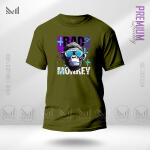 Bad Monkey Graphic  T-Shirt Made With Premium Cotton Unisex Round Neck Short Sleeve