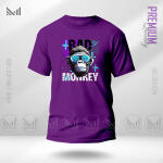 Bad Monkey Graphic  T-Shirt Made With Premium Cotton Unisex Round Neck Short Sleeve