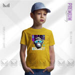 Bad Monkey Kids Graphic  T-Shirt Made With Premium Cotton Unisex Round Neck Short Sleeve