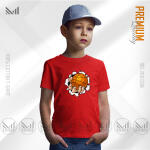 Basketball Kids Graphic T-Shirt Made With 100% Premium Cotton Unisex Round Neck Short Sleeve