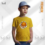 Basketball Kids Graphic T-Shirt Made With 100% Premium Cotton Unisex Round Neck Short Sleeve