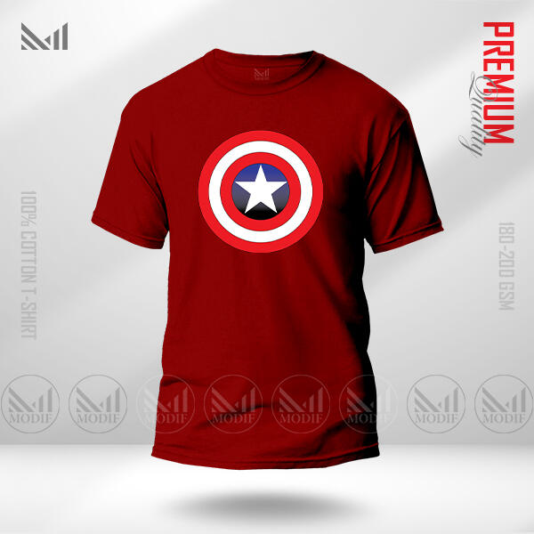 Captain America Exceptional T-Shirt Unisex Premium Quality Men & Women