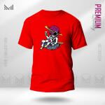 Cool Astronaut Graphic T-Shirt Made With Premium Cotton Unisex Round Neck Short Sleeve