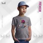 Cool Astronaut Kids Graphic T-Shirt Made With Premium Cotton Unisex Round Neck Short Sleeve