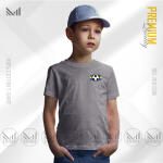 Football Kids Classic T-Shirt Made With Premium Cotton Unisex Round Neck Short Sleeve