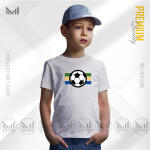 Football Kids Graphic T-Shirt Made With Premium Cotton Unisex Round Neck Short Sleeve