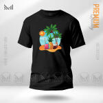 Fun in the Sun Graphic T-Shirt Made With Premium Cotton Unisex Round Neck Short Sleeve