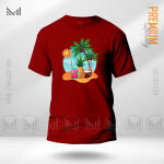 Fun in the Sun Graphic T-Shirt Made With Premium Cotton Unisex Round Neck Short Sleeve