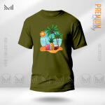 Fun in the Sun Graphic T-Shirt Made With Premium Cotton Unisex Round Neck Short Sleeve