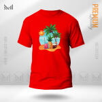 Fun in the Sun Graphic T-Shirt Made With Premium Cotton Unisex Round Neck Short Sleeve