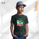 Fun in the Sun Kids Graphic T-Shirt Made With Premium Cotton Unisex Round Neck Short Sleeve