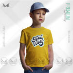 Good Vibes Kids Graphic T-Shirt Made With Premium Cotton Unisex Round Neck Short Sleeve