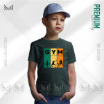 Gym Sports Kids Graphic  T-Shirt Made With Premium Cotton Unisex Round Neck Short Sleeve