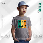 Gym Sports Kids Graphic  T-Shirt Made With Premium Cotton Unisex Round Neck Short Sleeve