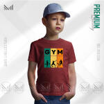 Gym Sports Kids Graphic  T-Shirt Made With Premium Cotton Unisex Round Neck Short Sleeve