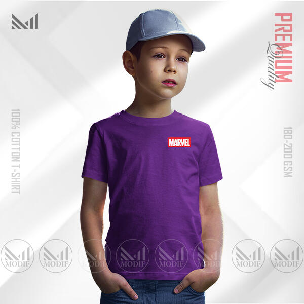 Marvel Kids Classic Design Premium & 100% Cotton T-Shirt