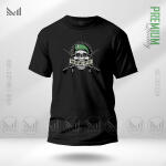 Military Style Graphic T-Shirt Made With Premium Cotton Unisex Round Neck Short Sleeve