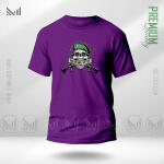 Military Style Graphic T-Shirt Made With Premium Cotton Unisex Round Neck Short Sleeve