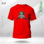 Military Style Graphic T-Shirt Made With Premium Cotton Unisex Round Neck Short Sleeve