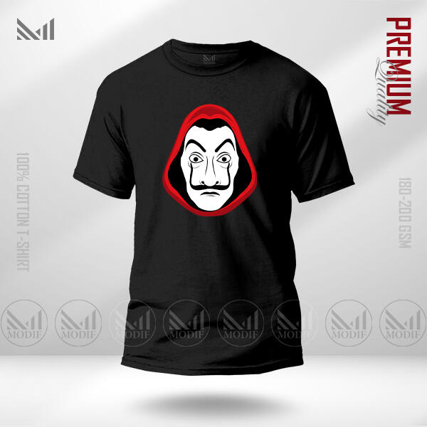 Money Heist Print T-Shirt Unisex Premium Quality Men & Women