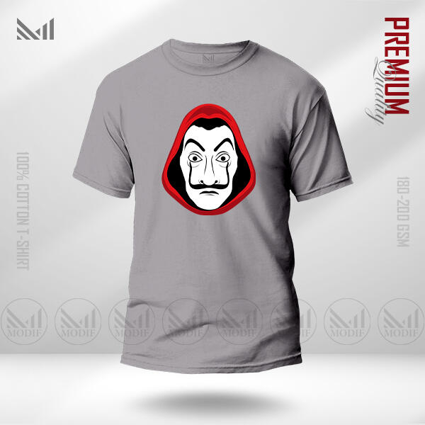 Money Heist Print T-Shirt Unisex Premium Quality Men & Women