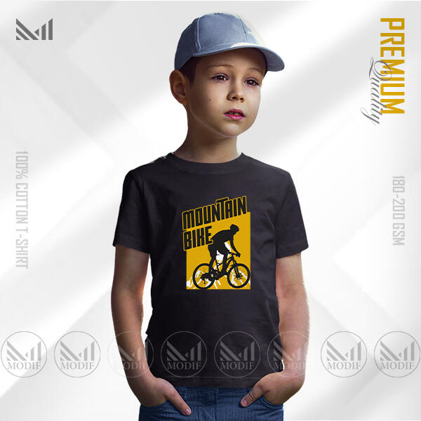 Mountain Bike Kids Graphic Black