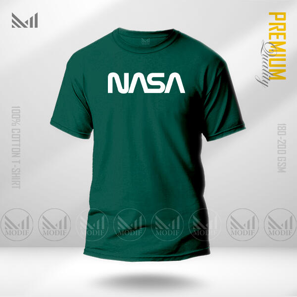 NASA Graphic T-Shirt for Adults – Made with Premium Cotton, Round Neck, and Short Sleeve Design