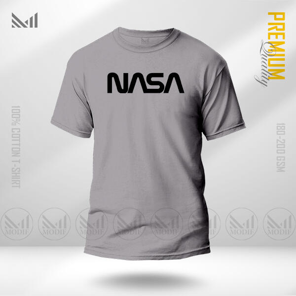 NASA Graphic T-Shirt for Adults – Made with Premium Cotton, Round Neck, and Short Sleeve Design