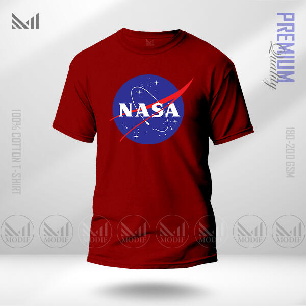 Nasa Graphic T-Shirt Made With Premium Cotton Unisex Round Neck Short Sleeve