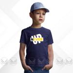 Never Give Up Kids Graphic T-Shirt Made With Premium Cotton Unisex Round Neck Short Sleeve