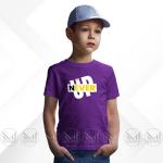 Never Give Up Kids Graphic T-Shirt Made With Premium Cotton Unisex Round Neck Short Sleeve