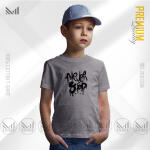 Never Stop Graphic Kids T-Shirt Made With Premium Cotton Unisex Round Neck Short Sleeve