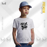 Never Stop Graphic Kids T-Shirt Made With Premium Cotton Unisex Round Neck Short Sleeve