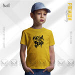 Never Stop Graphic Kids T-Shirt Made With Premium Cotton Unisex Round Neck Short Sleeve