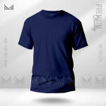 Plain T-shirt unisex round neck short sleeve